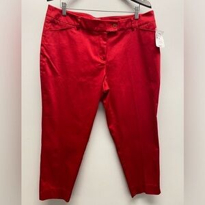 4 for $25 🍒 New! Cleo Red Women's Pixie / Cropped Pants